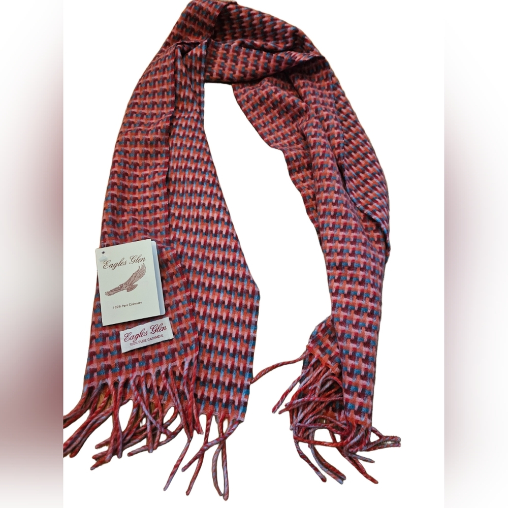 NWT Eagles Glen 100%‎ Cashmere Scarf